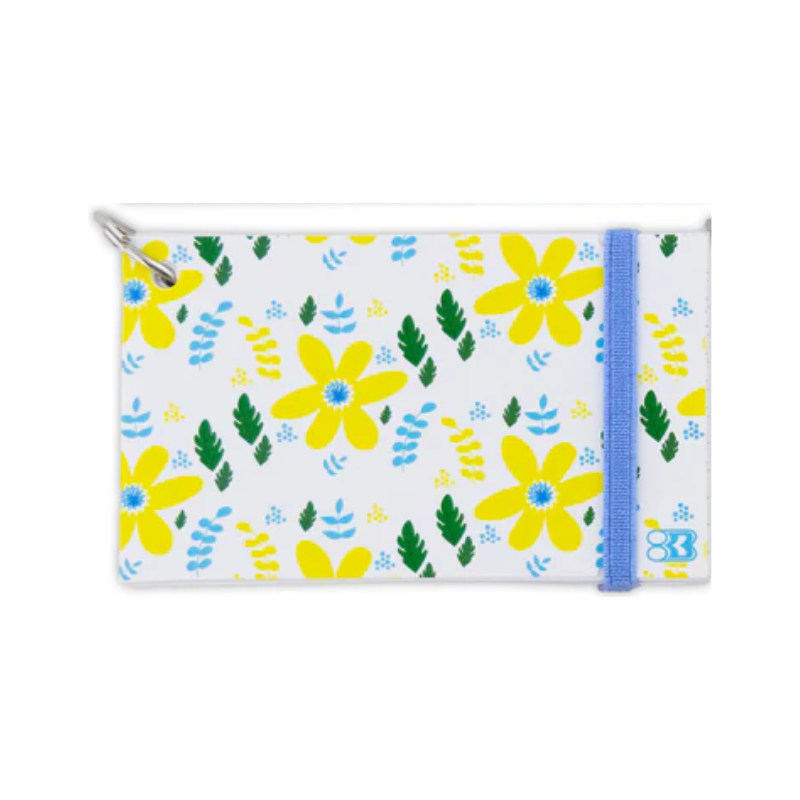 BAZIC 3" x 5" Ruled White Index Card w/ Poly Fashion Cover & Ring (100 Sheets)