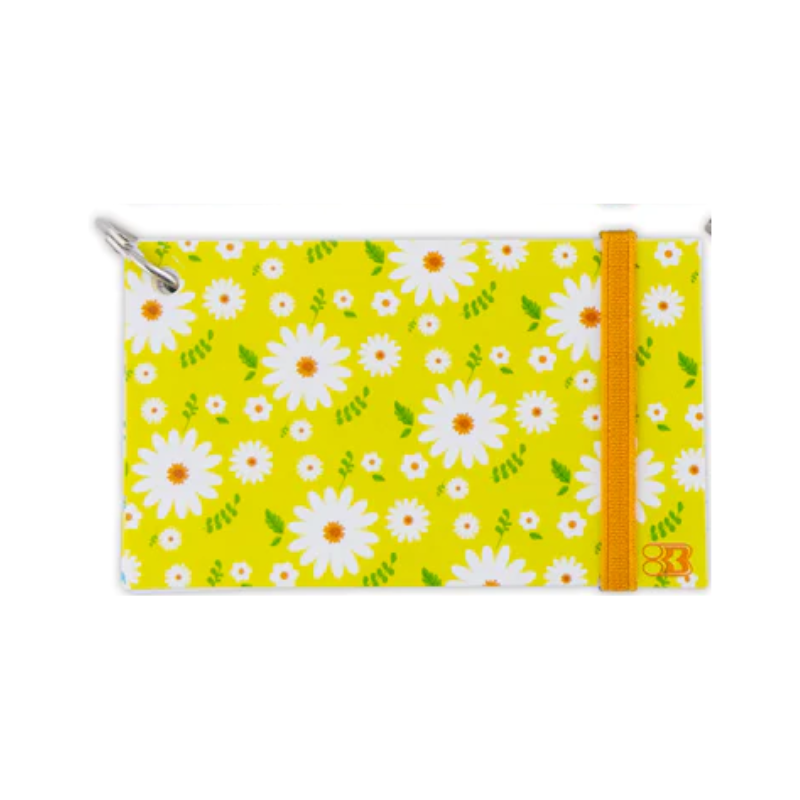 BAZIC 3" x 5" Ruled White Index Card w/ Poly Fashion Cover & Ring (100 Sheets)