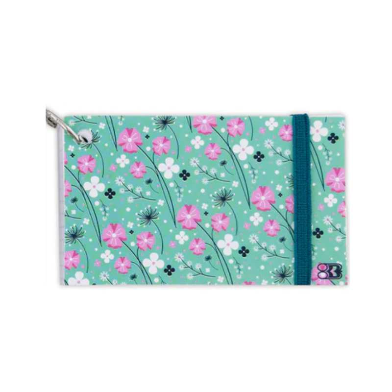 BAZIC 3" x 5" Ruled White Index Card w/ Poly Fashion Cover & Ring (100 Sheets)