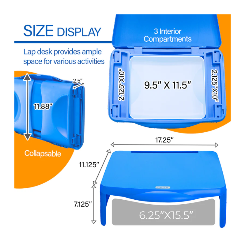 BAZIC Folding Lap Desk with Storage