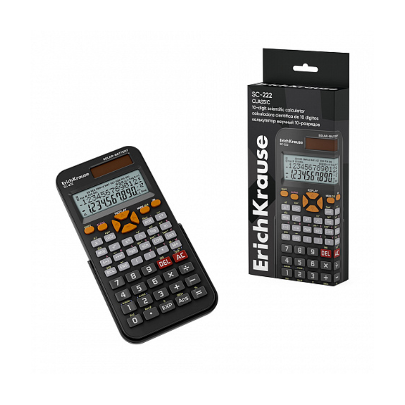 Erich Krause 240 Function 10-Digit Scientific Calculator