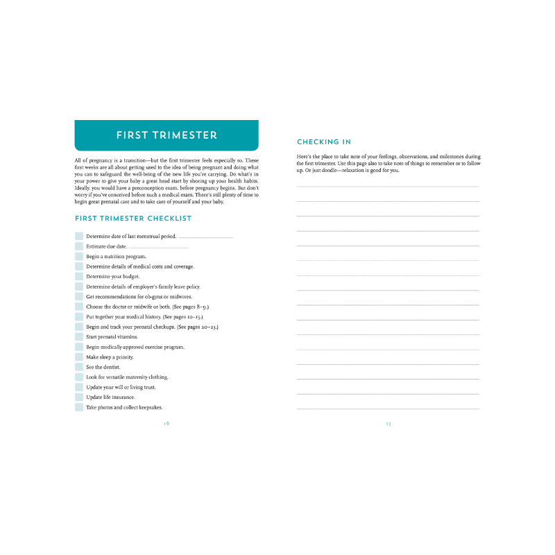 Peter Pauper "I'm Pregnant, Now What?" Logbook
