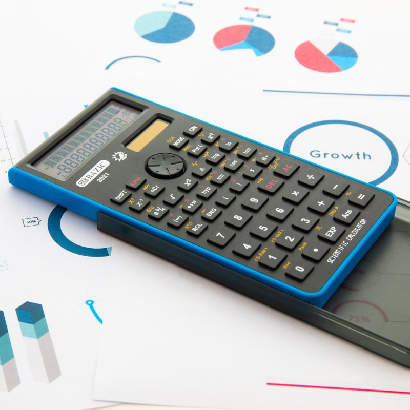 BAZIC 240 Function Coloured Scientific Calculator w/ Slide-On Case