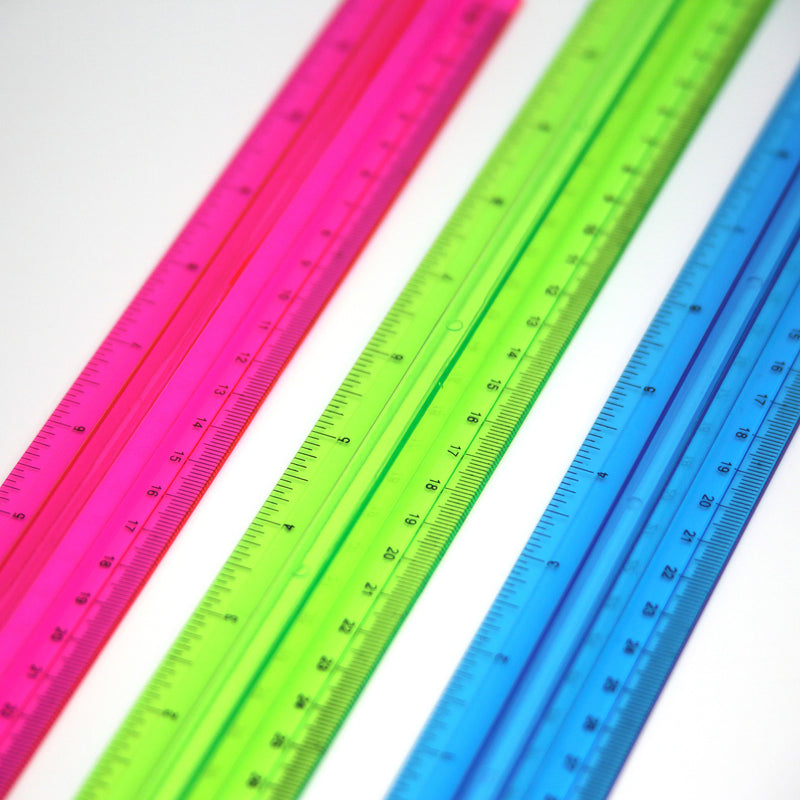 BAZIC 12" / 30cm Ruler w/ Handle Grip