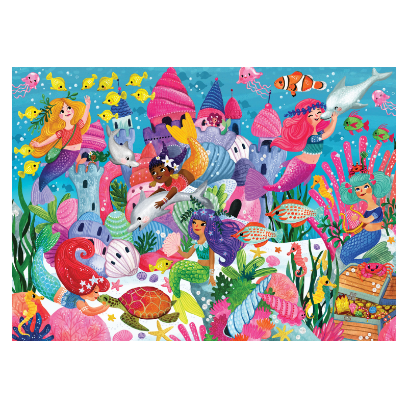 Peter Pauper Mermaid Adventure 48 Piece Kids' Floor Puzzle