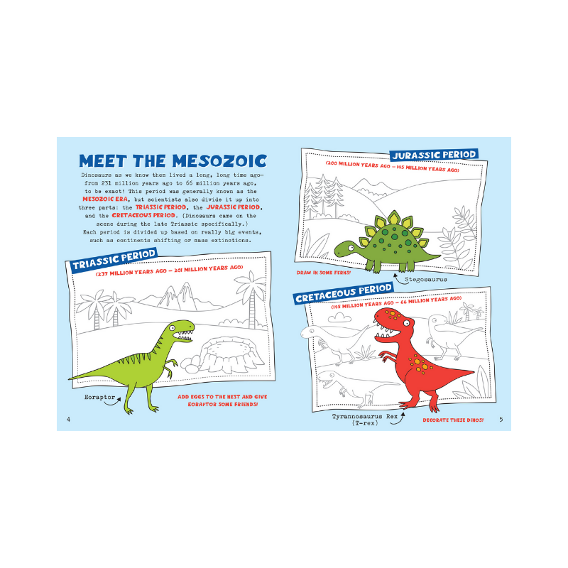 Peter Pauper Kids Unplugged Dinosaurs & Friends Activity Book