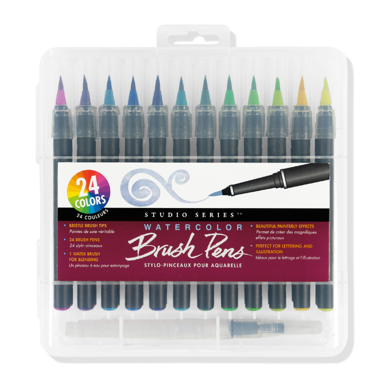 Peter Pauper Studio Series 24 Piece Watercolour Brush Pen Set