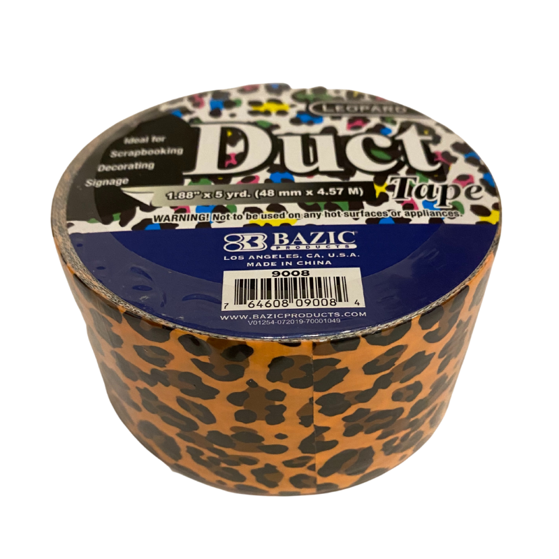BAZIC 1.88" X 5 Yards Leopard Series Duct Tape