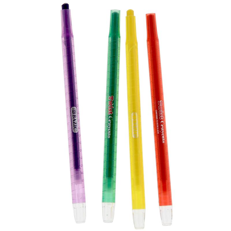 BAZIC Propelling Crayons (12/Pack)