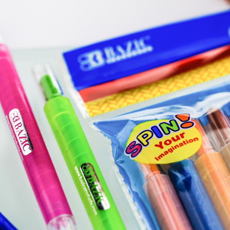 BAZIC Propelling Crayons (12/Pack)