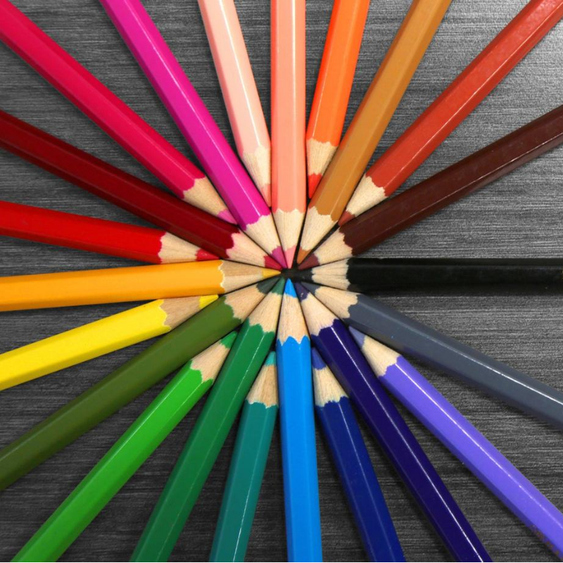 BAZIC Mini Coloured Pencil (12/Pack)