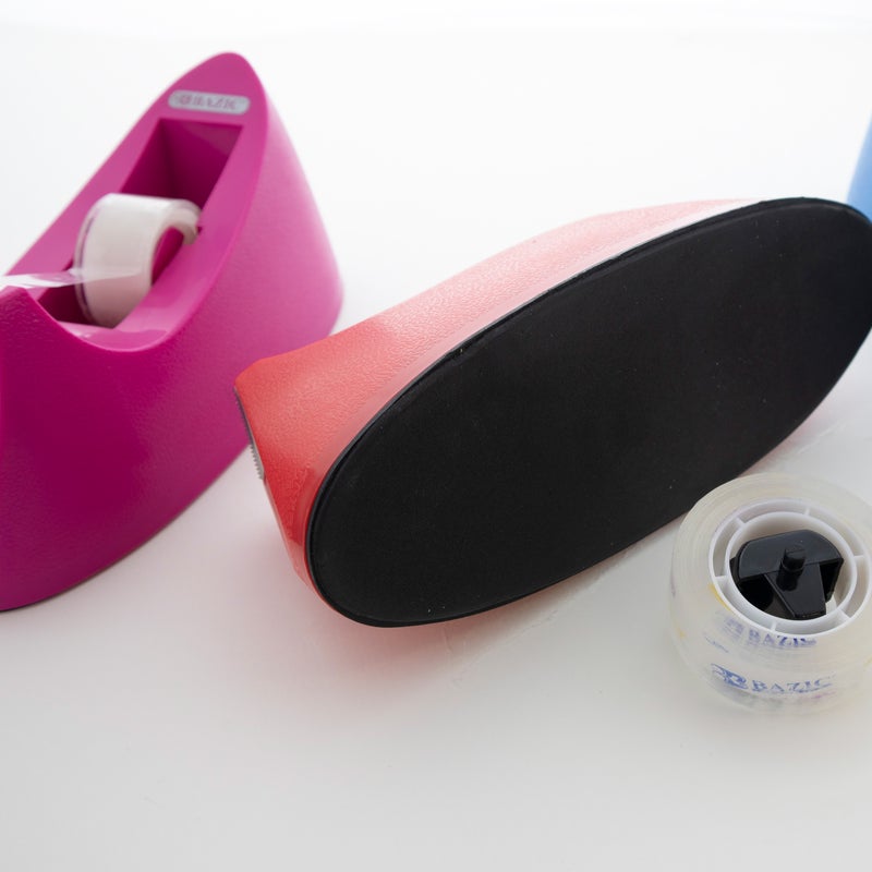 BAZIC 1" Core Heavy Duty Desktop Tape Dispenser w/ Tape Refill