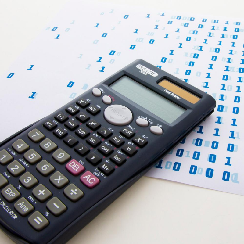 BAZIC 240 Function Scientific Calculator w/ Slide-On Case