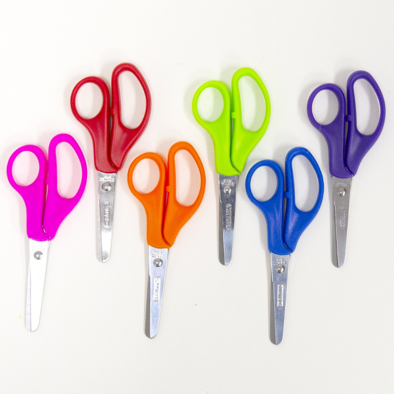 BAZIC 5" Blunt Tip School Scissors on Blister Card