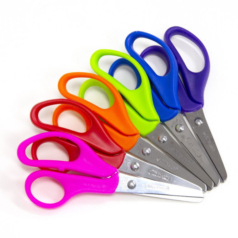 BAZIC 5" Blunt Tip School Scissors on Blister Card