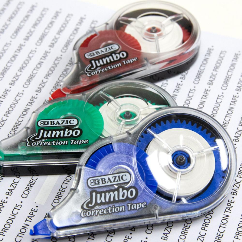 BAZIC 5mm x 394" Jumbo Correction Tape