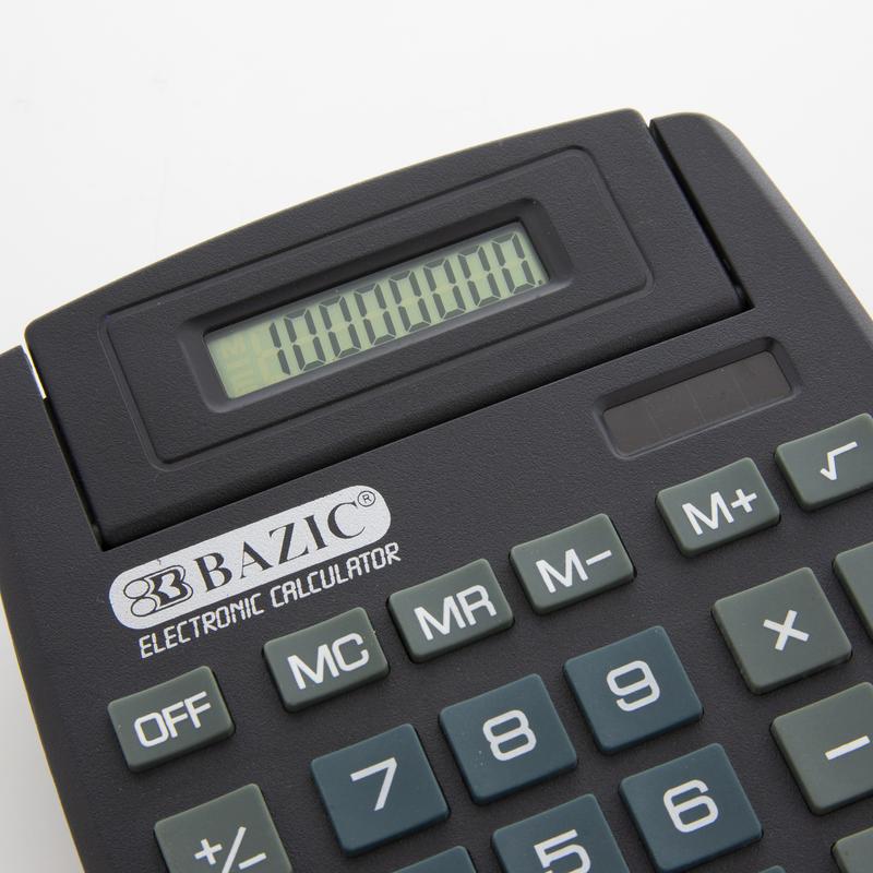 BAZIC 8-Digit Large Desktop Calculator w/ Adjustable Display