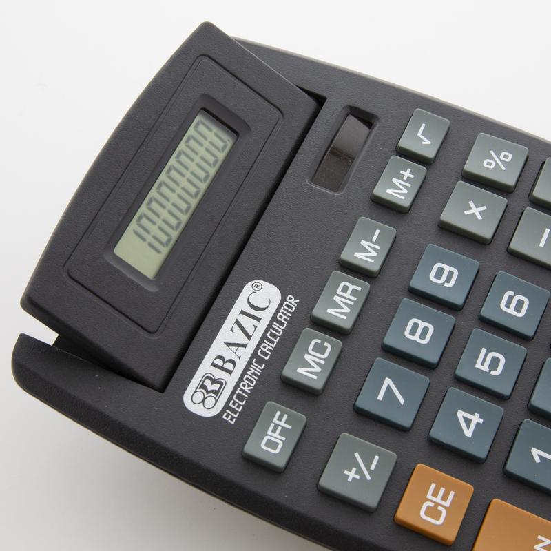 BAZIC 8-Digit Large Desktop Calculator w/ Adjustable Display
