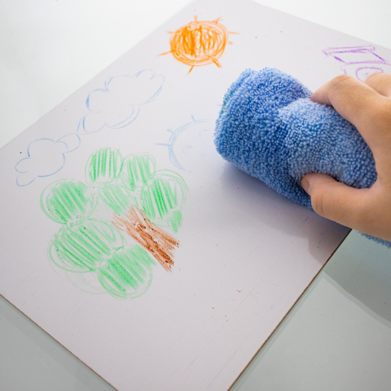 BAZIC 9" X 12" Double Sided Dry Erase Learning Board w/ Marker