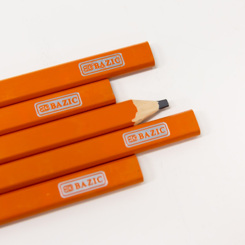 BAZIC Carpenter's Pencil (5/Pack)