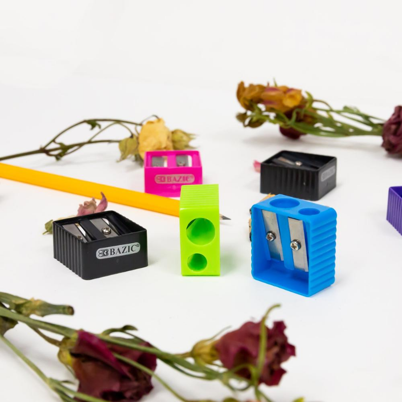 BAZIC Dual Blades Square Sharpener (6/Pack)