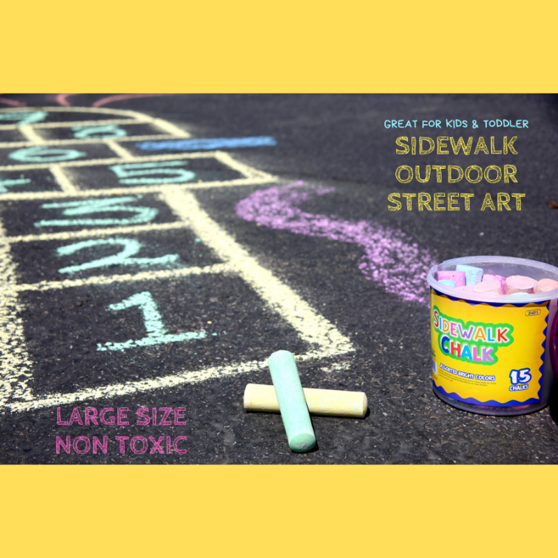 BAZIC Jumbo Color Chalk (15/Bucket)