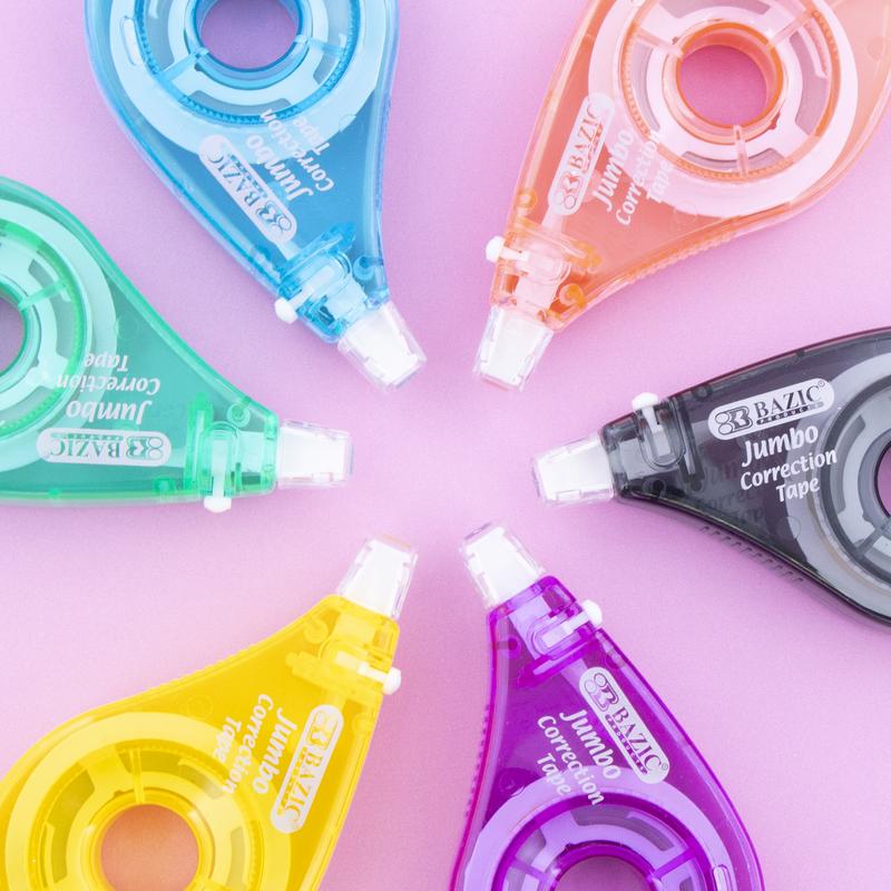 BAZIC 5mm x 394" Jumbo Correction Tape w/ Two Way Applicator