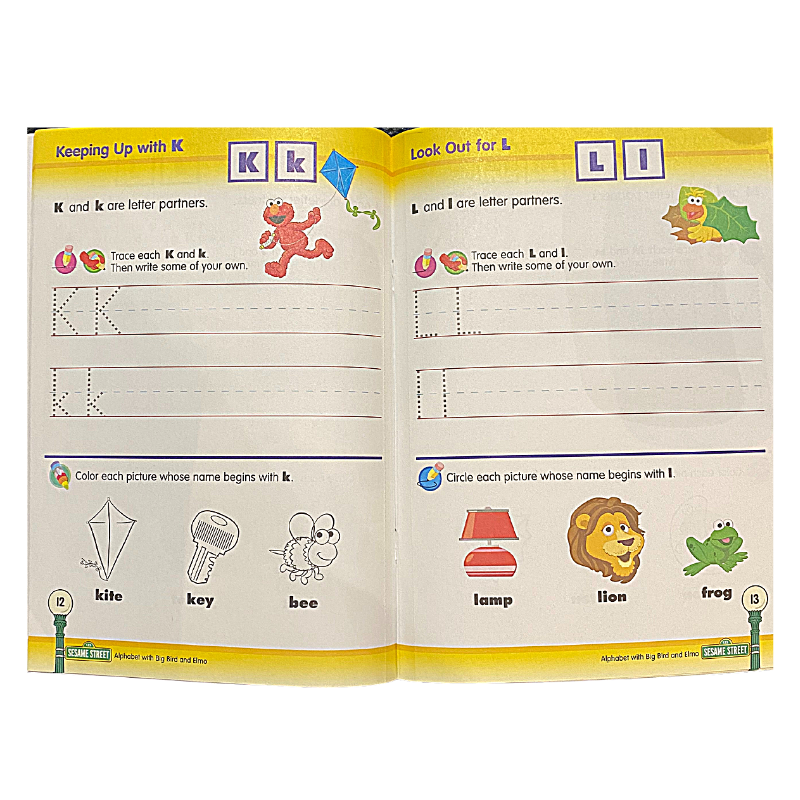 BAZIC Sesame Street Workbooks