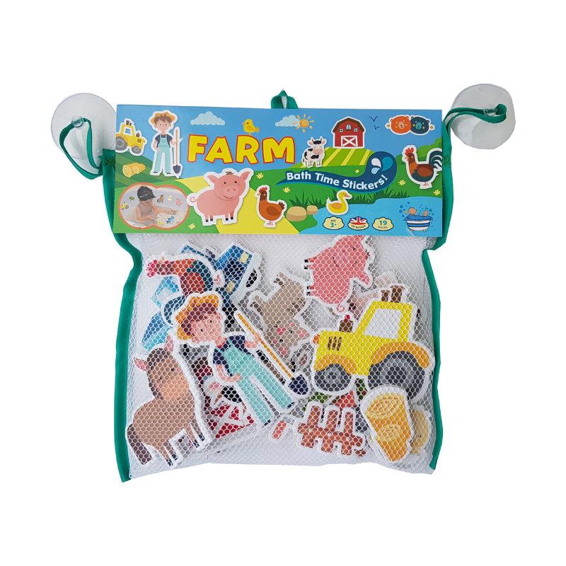 Buddy & Barney Bath Stickers ƒ?? Farm