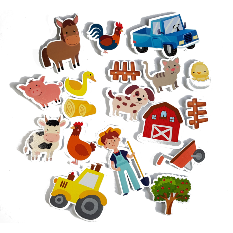 Buddy & Barney Bath Stickers ƒ?? Farm