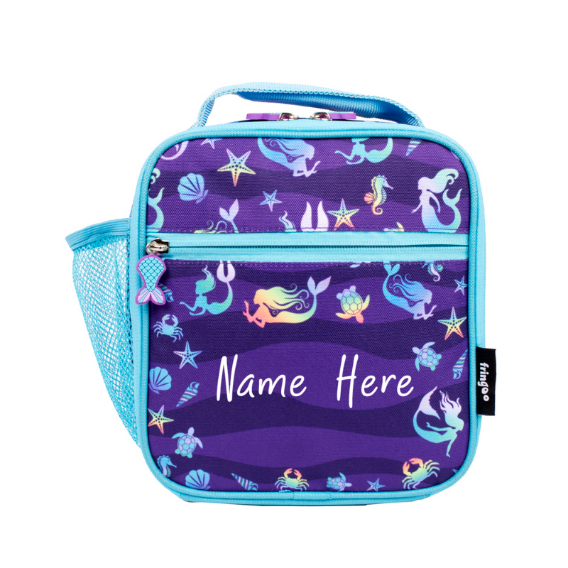Fringoo Lunch Bag - Purple Mermaids - (Not Personalised)