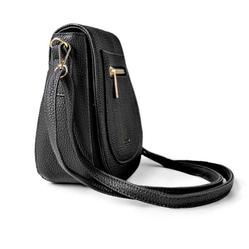 Kedzie Camden Vegan Leather Mini Messenger Handbag