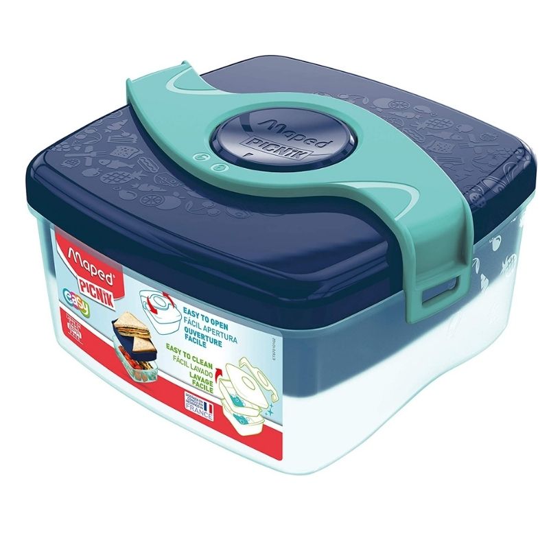 Maped Picnik 1.4L Easy Open Plastic Lunch Box Container