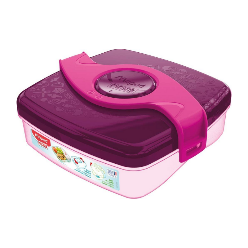 Maped Picnik 520ml Easy Open Plastic Snack Box Container