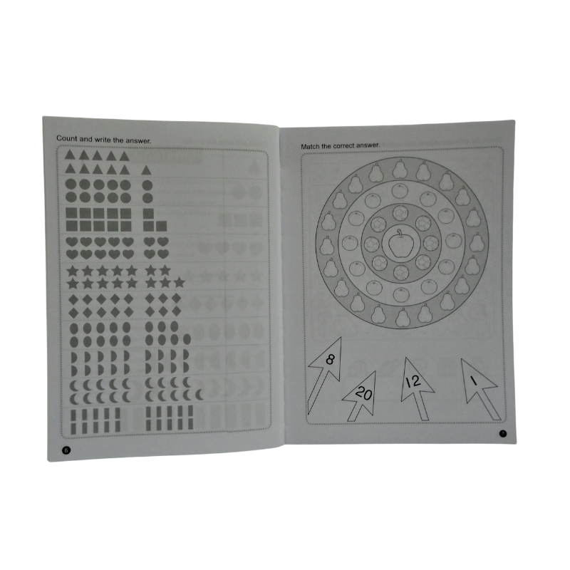 Math Preschool Workbook