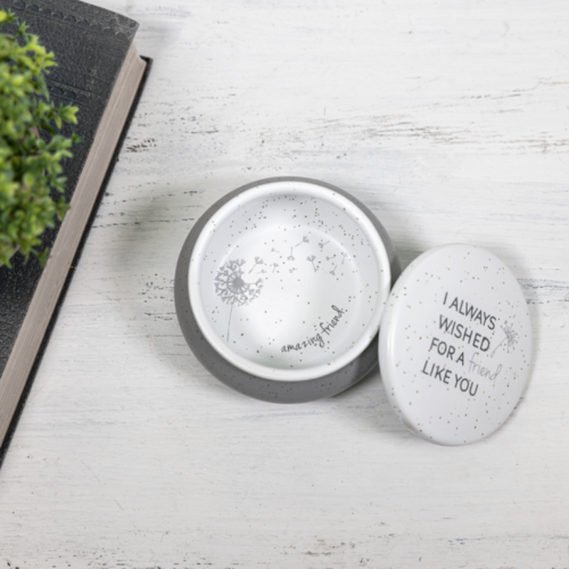 Pavilion 3.5" Ceramic Keepsake Box - Friend Like You