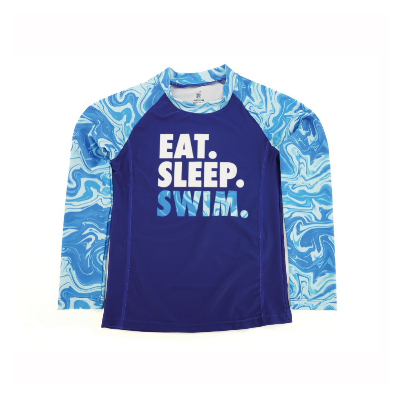 Juice Box Fun In The Sun Boys Rash Guard Swim Tee