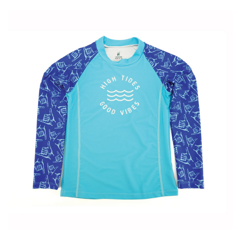 Juice Box Fun In The Sun Boys Rash Guard Swim Tee