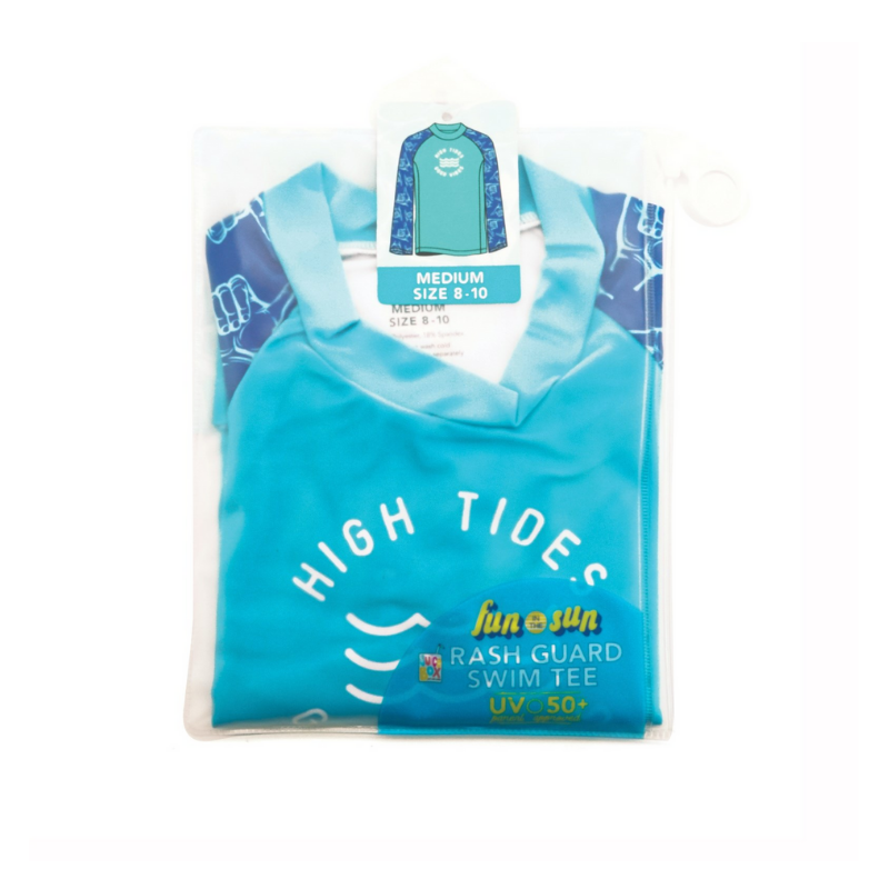 Juice Box Fun In The Sun Boys Rash Guard Swim Tee