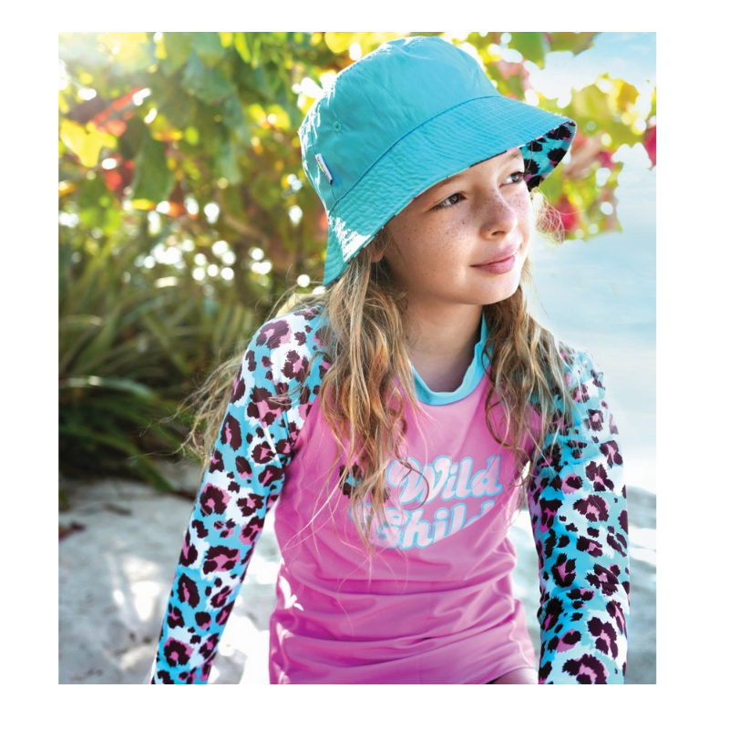 Juice Box Fun In The Sun Girls Rash Guard Swim Tee