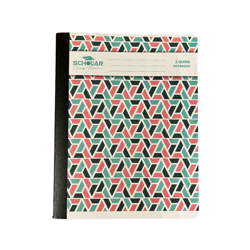 Scholar 2 Quire 8" x 10" Notebook - Pattern