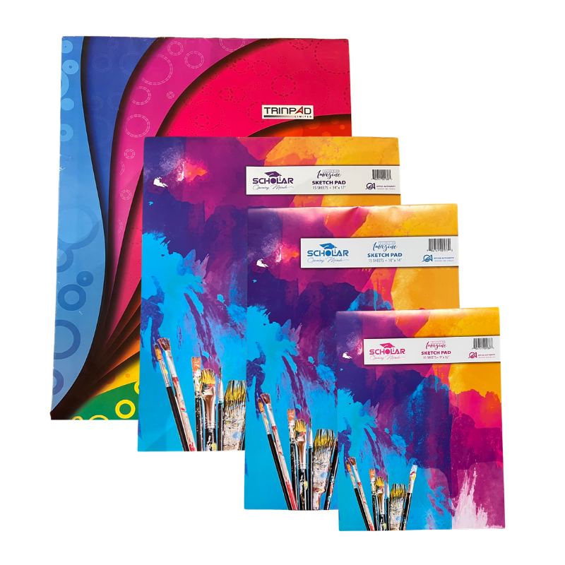 Scholar Sketch Pads - Assorted Sizes (15 Sheets)