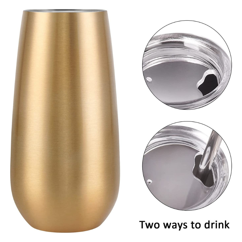 Stemless Champagne Flute Tumbler