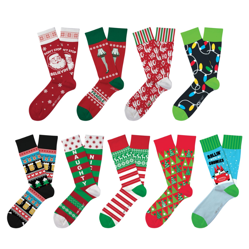 Two Left Feet Adult Christmas Socks