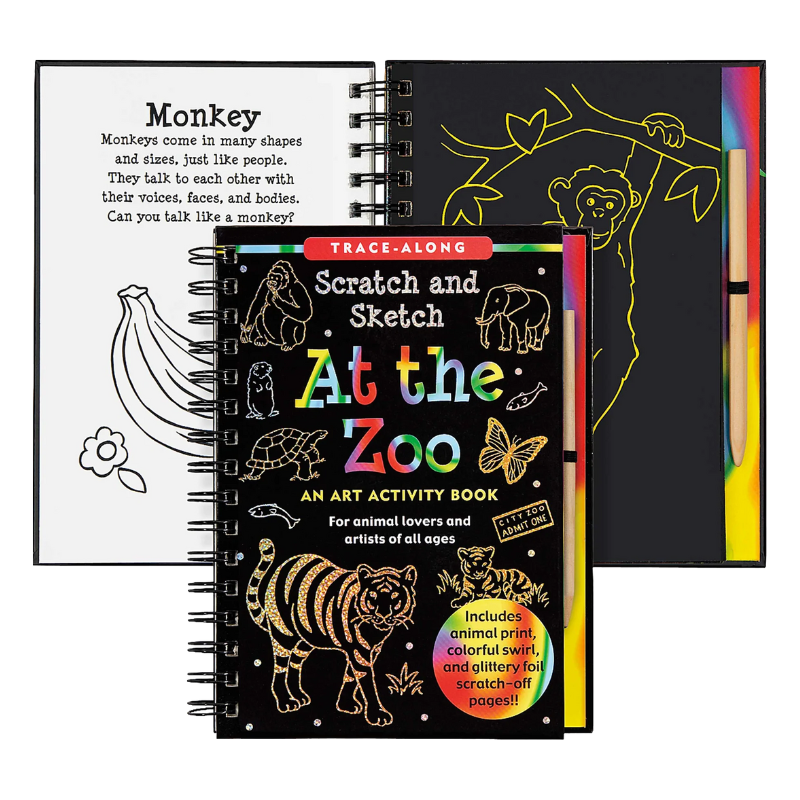 Peter Pauper At the Zoo Scratch and Sketch