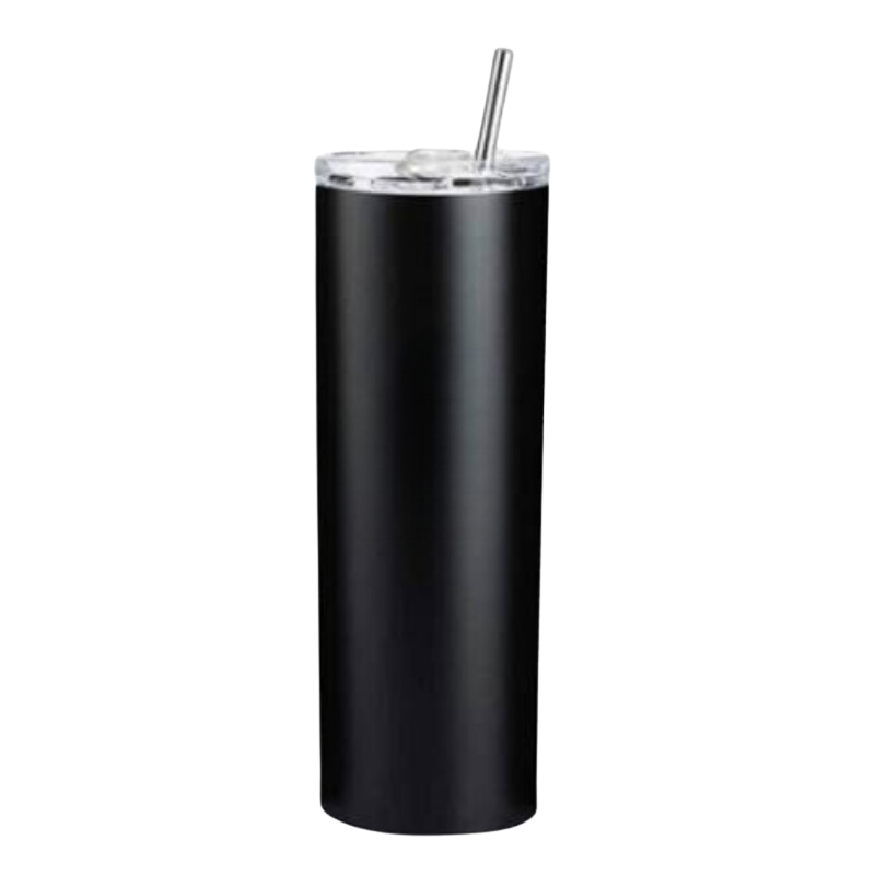 20oz Thermo Skinny Tumbler with Stainless Steel Straw