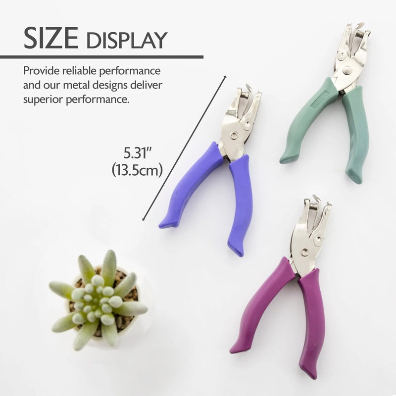BAZIC Premium Single Hole Paper Punch w/ Cushion Grip