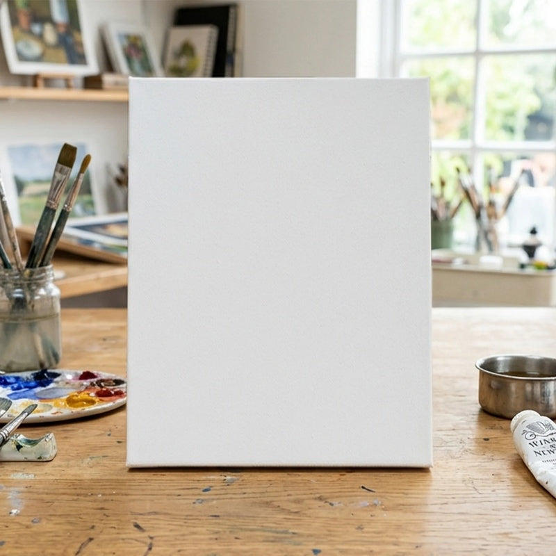 BAZIC Stretched Canvas 5" x 7" - White