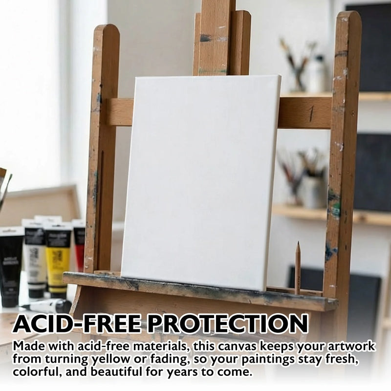 BAZIC Canvas Panel 8" x 10" - White