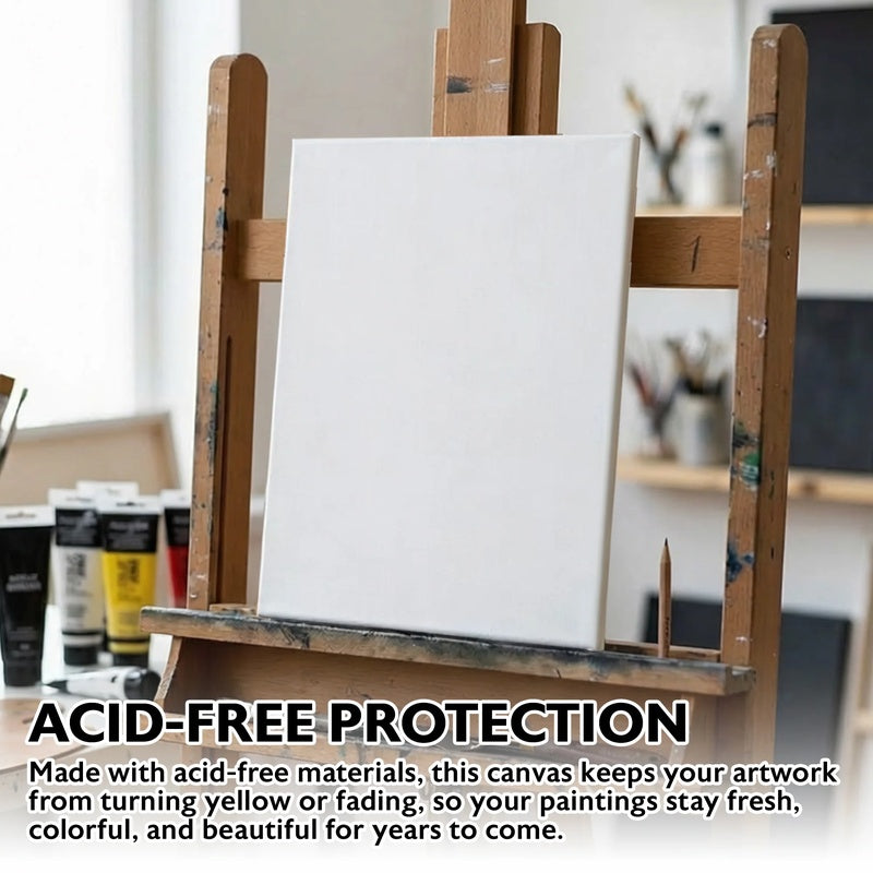 BAZIC Canvas Panel 11" x 14" - White